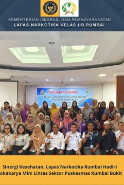 Sinergi Kesehatan, Lapas Narkotika Rumbai Hadiri Lokakarya Mini Lintas Sektor Puskesmas Rumbai Bukit