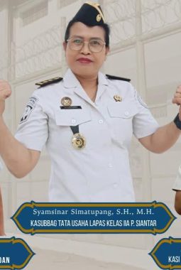 PENYEGARAN ORGANISASI, SERAH TERIMA JABATAN KALAPAS BINJAI DAN PELANTIKAN TIGA PEJABAT ESELON