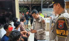 Polres Tapteng Redam Potensi Tawuran Remaja di Rusunawa Pandan, Sebilah Parang Disita