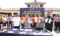 Polres Dairi Paparkan Hasil Ungkap Kasus Narkoba Sejak Bulan Januari, 43 Tersangka Turut Diamankan  radargep.com