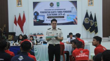 Lapas Pekanbaru Gandeng Disdukcapil Riau, 176 Warga Binaan Ikuti Perekaman Data Kependudukan dan Penerbitan KTP-el
