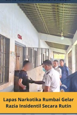 Lapas Narkotika Rumbai Gelar Razia Insidentil Secara Rutin
