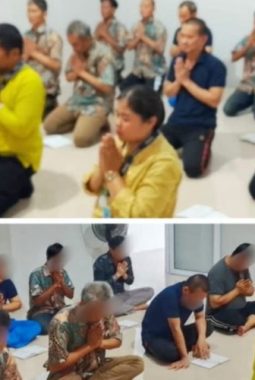 WBP Beragama Buddha lapas Narkotika Rumbai khidmat jalan ibadah,Perkuat pembinaan Spiritual.