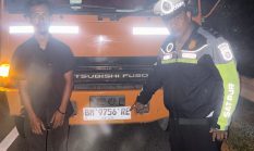 Laka Lantas Ganda di Tol Permai, Dua Orang Meninggal Dunia, PJR Riau Bertindak Cepat