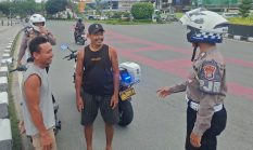 Patroli Beat Ditlantas Polda Riau, Hadir di Jam Rawan Demi Kelancaran Lalu Lintas Pekanbaru