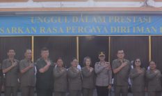 Kapolres Pematangsiantar Pembina Upacara Bendera di SMA Sultan Agung, Jauhi Narkoba 
