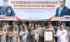 Tangani Kasus Viral Secara Humanis, Polres Langkat Raih Penghargaan Komnas PA