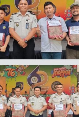 Rutan Kelas I Labuhan Deli menggelar kegiatan pembagian hadiah bagi para pemenang lomba yang telah dilaksanakan sebelumnya