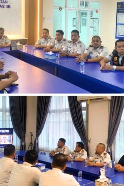 Virtual Meeting Pelaksanaan Sosialisasi Surat Edaran Direktur Jenderal Pemasyarakatan tentang Pemanggilan Kembali Tahanan/Anak dan Narapidana/Anak Binaan Pasca Bencana Alam di Lapas Kelas IIB Kuala Simpang