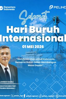 Pelindo Regional 1 Peringati Hari Buruh Internasional 2026, Tegaskan Peran Strategis Pekerja Pelabuhan