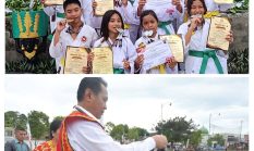 Membanggakan! Atlet Shiroite Nias Selatan Sukses Borong Medali dan Pukau Upacara Hardiknas Ke-67 Tahun