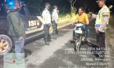 Patroli Blue Light Polresta Deli Serdang Sisir Jalur Rawan Kriminalitas