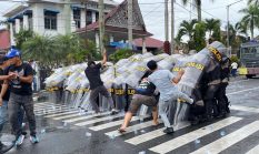 Demi Kota Tetap Kondusif, Brimob Sumut Laksanakan Simulasi Sispam Kota di Pematangsiantar