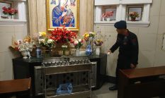 Jelang Perayaan Kenaikan Yesus Kristus, Tim Jibom Gegana Brimob Sumut Lakukan Sterilisasi Sejumlah Gereja di Medan