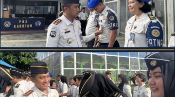 Binjai- Lembaga Pemasyarakatan (Lapas) Kelas IIA Binjai melaksanakan kegiatan pemeriksaan kerapian pakaian dinas dan kelengkapan atribut.
