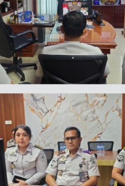 Rumah Tahanan Negara (Rutan) Kelas I Labuhan Deli mengikuti kegiatan Rapat Analisis dan Evaluasi (Anev) Capaian Kinerja.