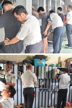 Perketat Pengawasan, Lapas Narkotika Rumbai Gelar Razia Blok Hunian dan Tes Urine