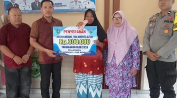 Pemdes Meskom Telah Salurkan Bantuan Langsung Tunai (BLT) DD Sebanyak 33 Keluarga Penerima Manfaat(KPM )