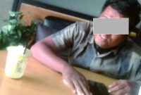 Foto: Inisal SZ, diduga salah satu aktor pemain kayu alam di wilayah Riau.