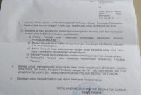 Foto: SP2HP yang diterima Korban saat menjemput langsung ke Polsek Medan Tuntungan, Rabu pagi (13/05/2026).