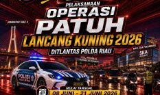 Operasi Patuh Lancang Kuning 2026 Digelar Serentak di Riau, Fokus pada 10 Sasaran Prioritas Pelanggaran Lalu Lintas