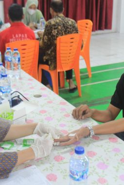 Lapas Pekanbaru Lanjutkan Program CKG, Warga Binaan Antusias Ikuti Pemeriksaan