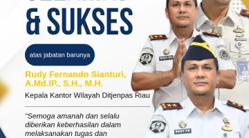 Keluarga Besar Lapas Narkotika Kelas IIB Rumbai Ucapkan Selamat kepada Rudy Fernando Sianturi sebagai Kakanwil Ditjenpas Riau