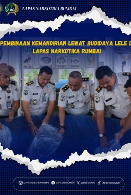 Pembinaan Kemandirian Lewat Budidaya Lele Di Lapas Narkotika Rumbai