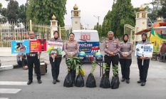 Jelang Hari Bhayangkara ke-80, Ditlantas Polda Riau Gencarkan Kampanye Keselamatan Berlalu Lintas dan Green Policing di CFD Pekanbaru