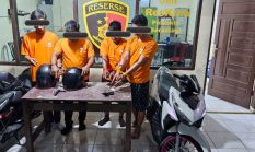 Sindikat Curanmor Antar Wilayah Dibongkar, Empat Pelaku Ditangkap Unit Reskrim Polsek Berastagi