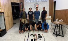 Respons Cepat Laporan 110, Timsus Geng Motor Polres Asahan Amankan Remaja Diduga Terlibat Tawuran Bersenjata