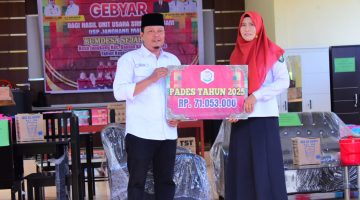 Gelar Gebyar Bagi Hasil Tahunan, BUM-Desa Sejahtera Jangkang Penyumbang PA-Des Peringkat Kedua se-Kabupaten Bengkalis