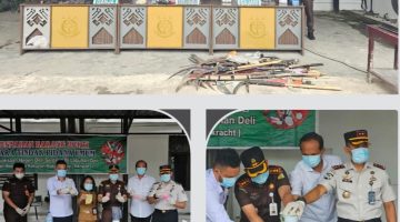 Rumah Tahanan Negara (Rutan) Kelas I Labuhan Deli menghadiri kegiatan pemusnahan barang bukti perkara tindak pidana umum yang diselenggarakan oleh Cabang Kejaksaan Negeri Labuhan Deli.