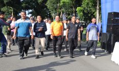 Meriahkan  Hari  Bhayangkara  Ke-80, Polres   Binjai   Olahraga    Bersama Forkopimda    dan     Masyarakat