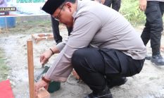 Kapolres Langkat Pimpin Peletakan Batu Pertama Sumur Bor untuk Warga Tanjung Putus
