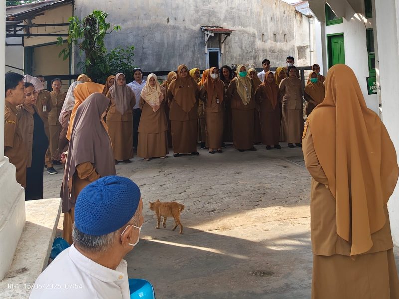 Foto: Puskesmas Umban Sari Gelar Apel Rutin Senin Pagi (15/06/2026).