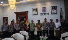 KAPOLRES BINJAI BERSAMA PJU GELAR KUNJUNGAN SILATURAHMI KE KANTOR WALIKOTA BINJAI