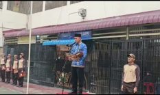 Tanamkan Jiwa Nasionalisme, Rutan Kelas I Labuhan Deli Gelar Upacara Kesadaran Berbangsa dan Penyematan Tanda Kepramukaan bagi Warga Binaan