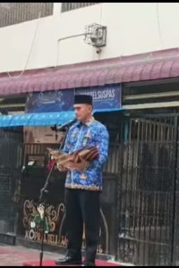 Tanamkan Jiwa Nasionalisme, Rutan Kelas I Labuhan Deli Gelar Upacara Kesadaran Berbangsa dan Penyematan Tanda Kepramukaan bagi Warga Binaan