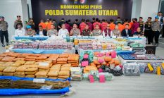 Polda Sumut Ungkap 3.865 Kasus Narkoba dalam Enam Bulan, Sita 5,3 Ton Barang Bukti