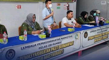 Upaya Pencegahan Hantavirus, Puskesmas Rumbai Bukit Gelar Sosialisasi Bersama Jajaran Perawatan Klinik Lapas Narkotika Rumbai