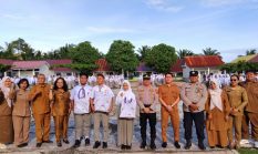 Kapolsek Salapian Jadi Pembina Upacara di SMA Negeri 1 Salapian, Tekankan Disiplin dan Bahaya Narkoba