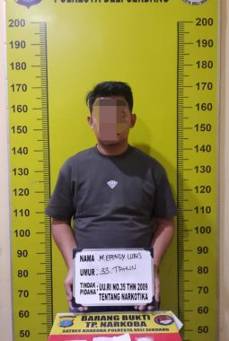 Polresta Deli Serdang Bekuk Dua orang Pengedar Narkoba di Pagar Merbau