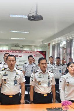 Rumah Tahanan Negara Kelas I Labuhan Deli mengikuti kegiatan Doa Kebangsaan Lintas Agama dan Kick Off Semarak HUT ke-81 Kemerdekaan Republik Indonesia Tahun 2026