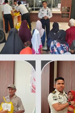 *Rumah Tahanan Negara (Rutan) Kelas I Labuhan Deli melaksanakan kegiatan pembagian bantuan sosial (bansos) kepada masyarakat*