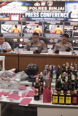 *Polres Binjai Release Pengungkapan Kasus Pembuangan Bayi, Curas, Curat dan Hasil Operasi Pekat Toba 2026*