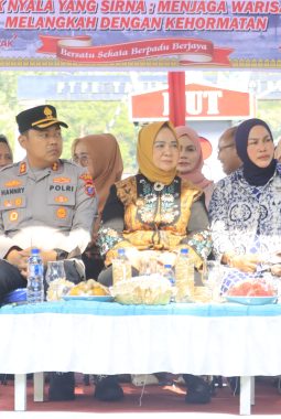 Kapolres Langkat Hadiri puncak peringatan Brandan Bumi Hangus yang ke-79 Pangkalan Berandan