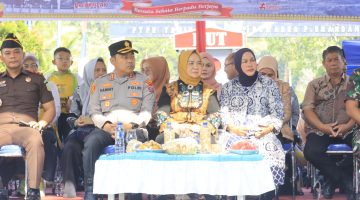 Kapolres Langkat Hadiri puncak peringatan Brandan Bumi Hangus yang ke-79 Pangkalan Berandan