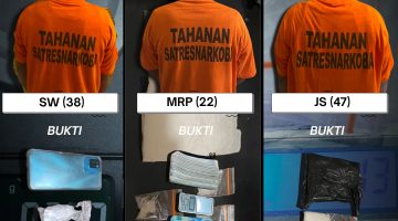 *Tiga Hari Beruntun, Polres Binjai Tangkap Pengedar Narkoba Tiga Orang Pria* 