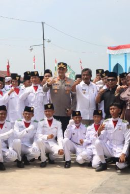 Kapolres Binjai Dukung Generasi Muda Melalui Pembukaan Aksadaya Perlombaan Pengibaran Bendera Dan Vapor